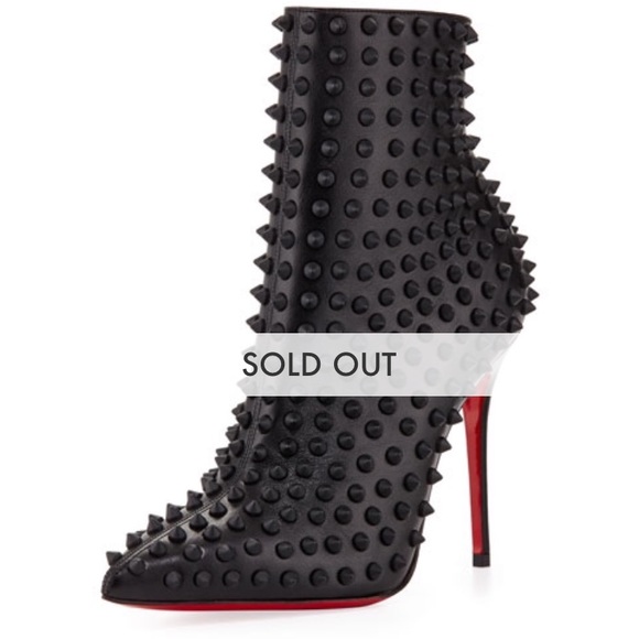 🔴SOLD🔴 Snakilta Spiked Ankle Boot, black Matte - Picture 2 of 8